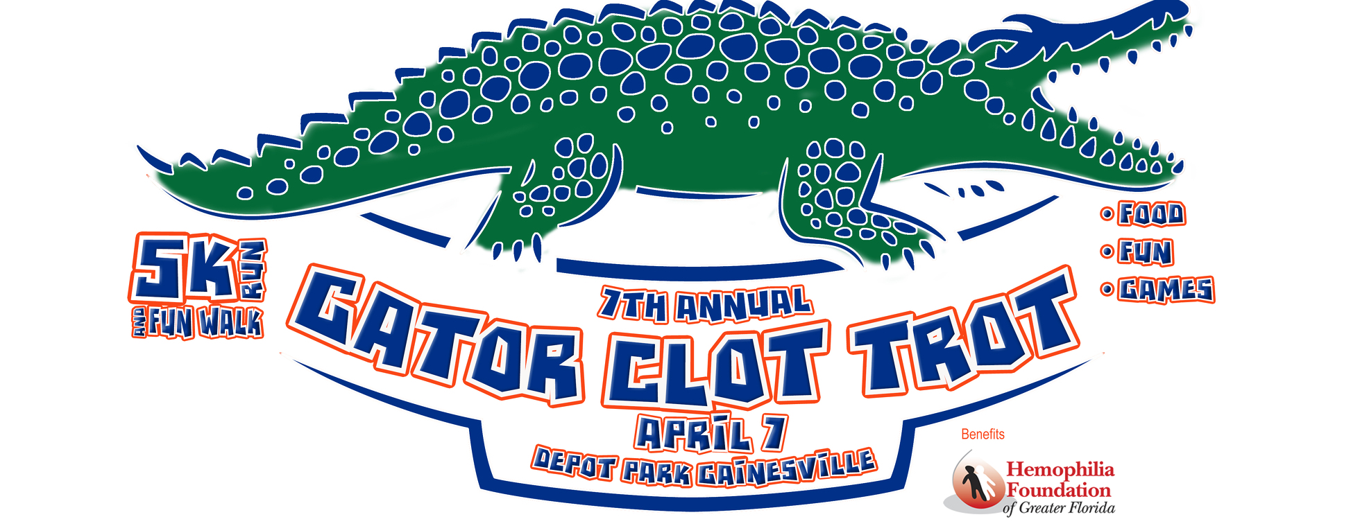 7th Annual Gator Clot Trot 5K and Fun Walk